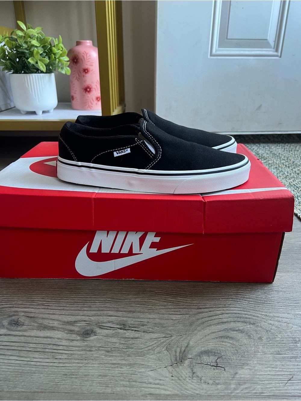 Vans Women’s Asher Slip On Black 500714